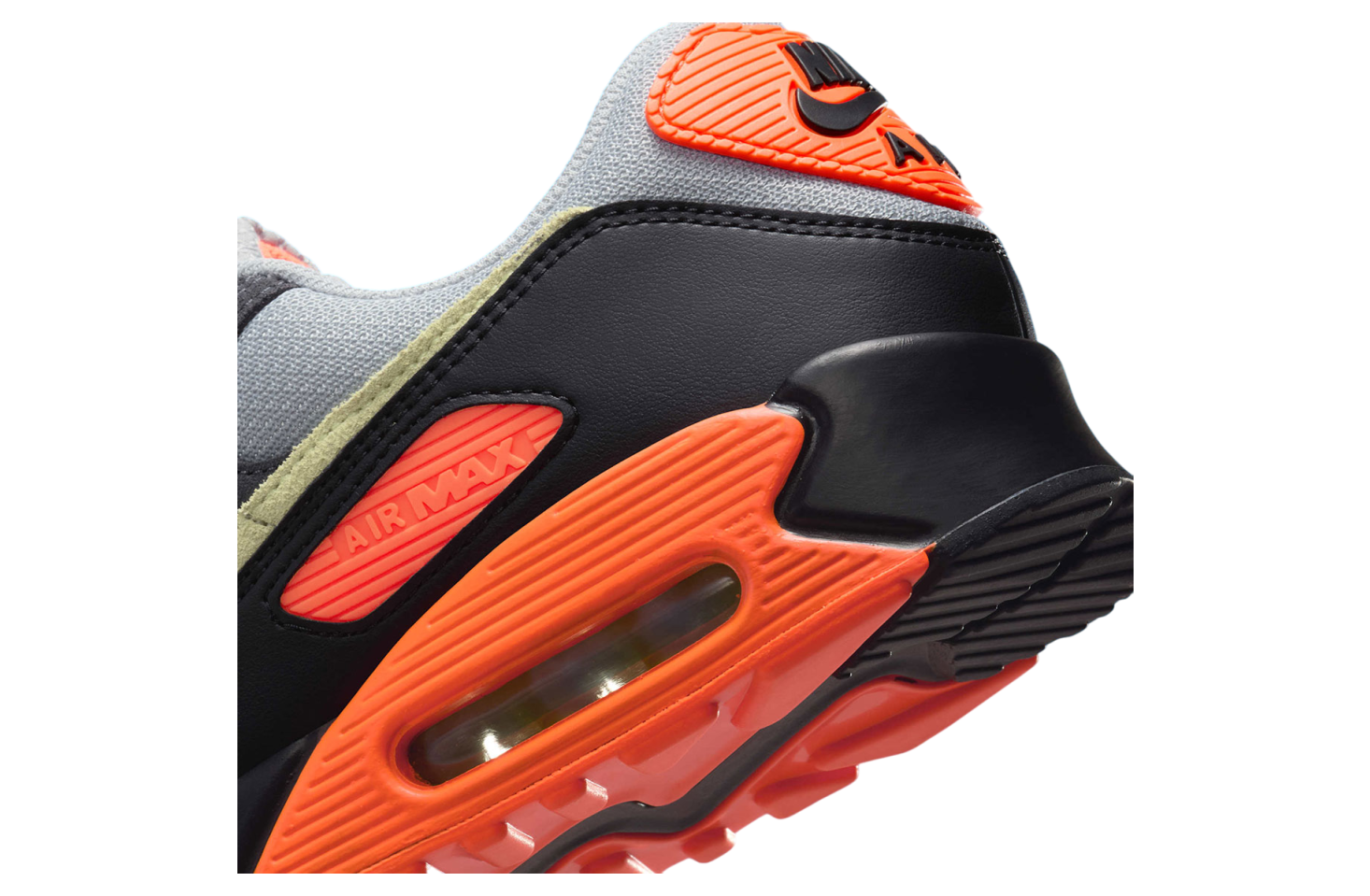 Nike Air Max 90 Light Smoke Grey / Hyper Crimson