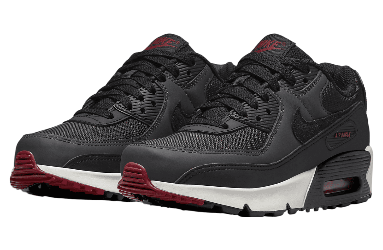 Nike Air Max 90 LTR GS Anthracite / Team Red