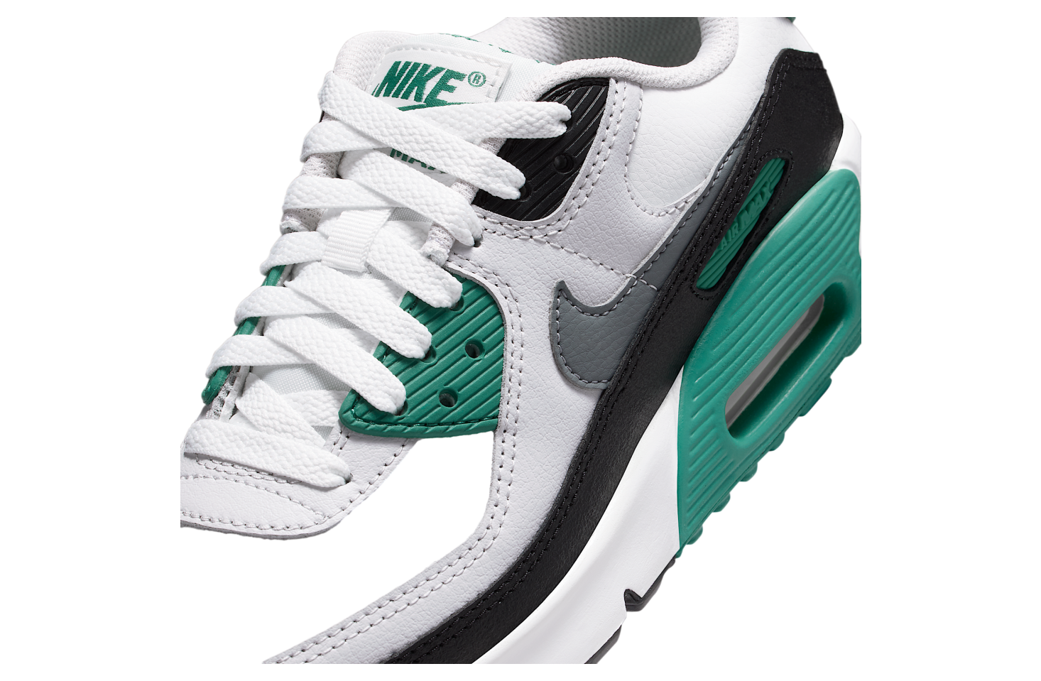 Nike Air Max 90 Ltr GS Evergreen Aura / Summit White - Jun