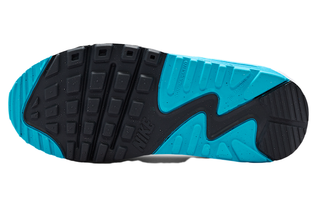 Nike Air Max 90 Ltr GS Platinum Tint / Blue Lightning