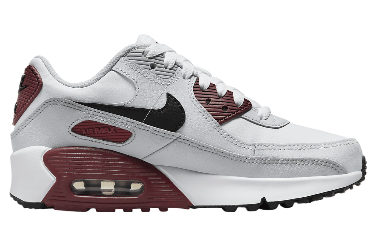 Nike Air Max 90 LTR GS White / Dark Team Red