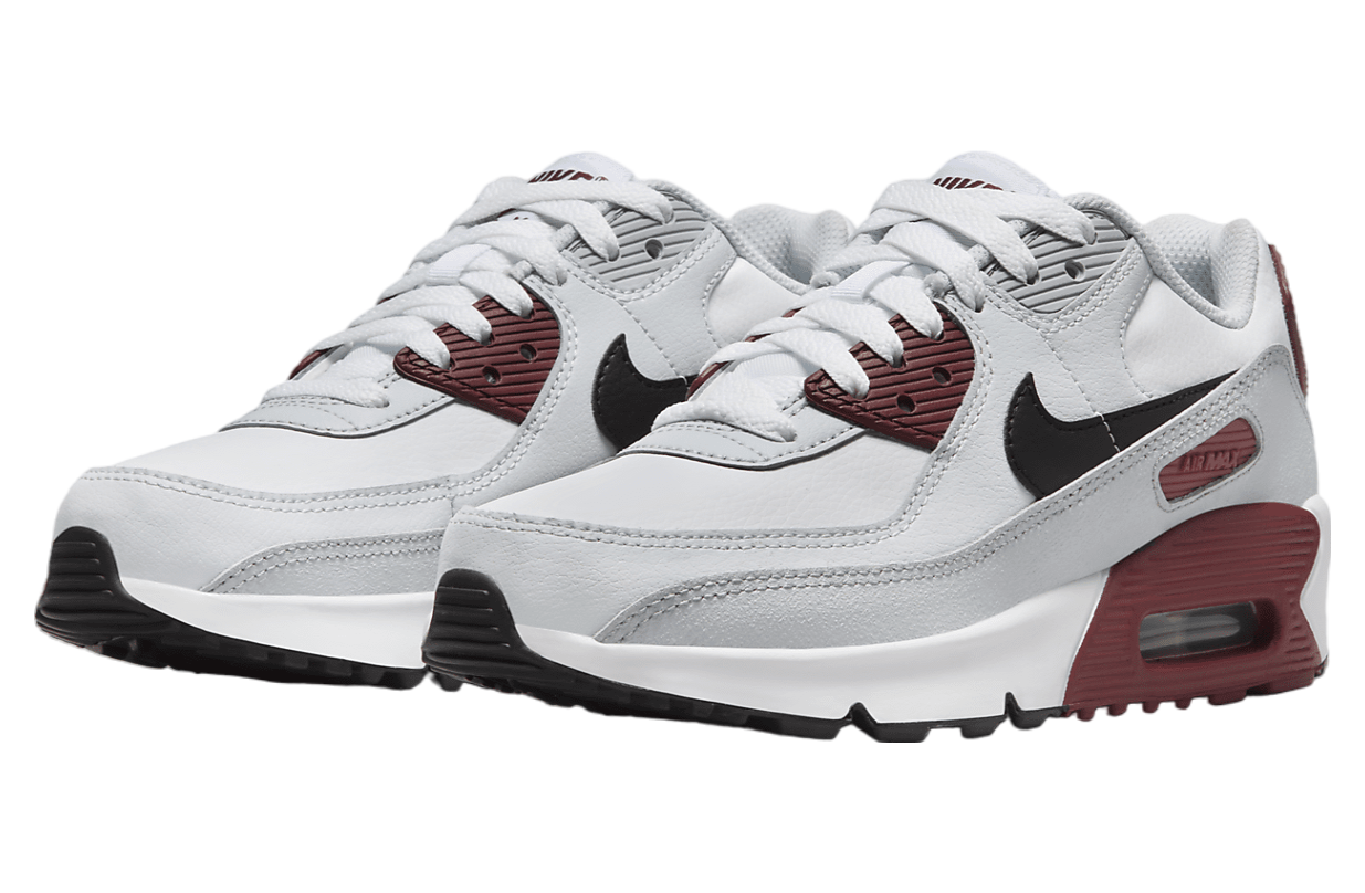 Nike Air Max 90 LTR GS White / Dark Team Red