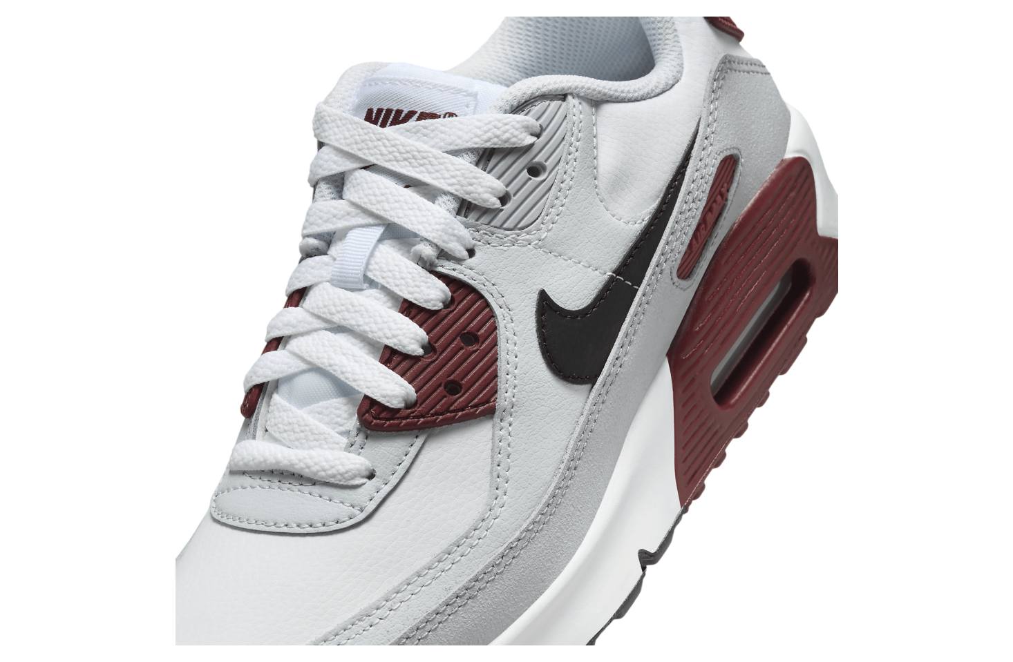 Nike Air Max 90 LTR GS White / Dark Team Red