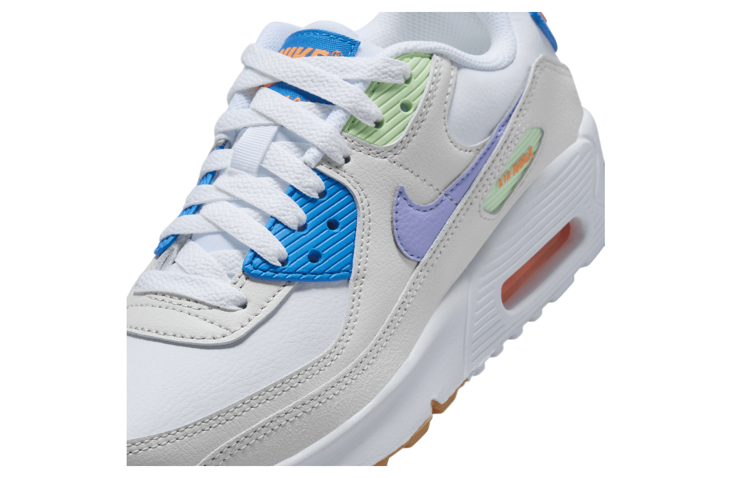 Nike Air Max 90 LTR GS White / Photo Blue / Purple Pulse