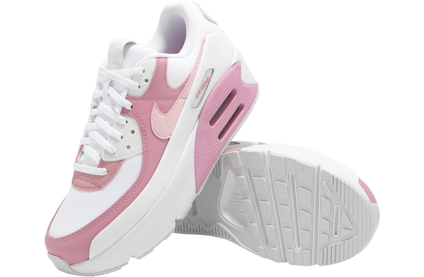 Nike Air Max 90 LV8ホワイト/ピンク　25 Nike Air Max 90 LV8 WMNS White / Pink Foam Summit White