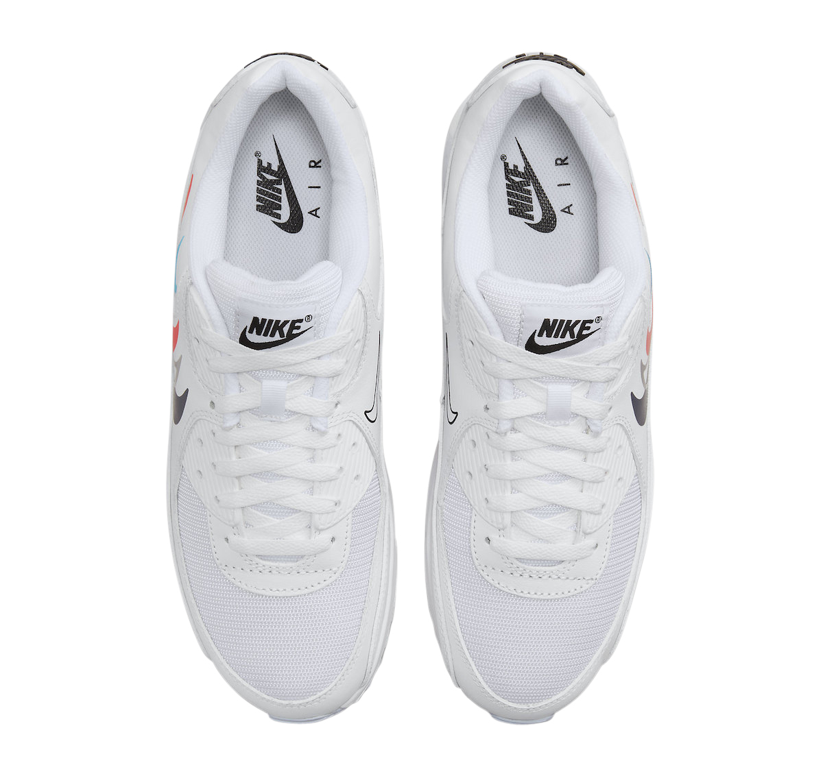 Nike Air Max 90 Multi Swoosh White Grey - Jun 2023 - FJ4223-100 ...