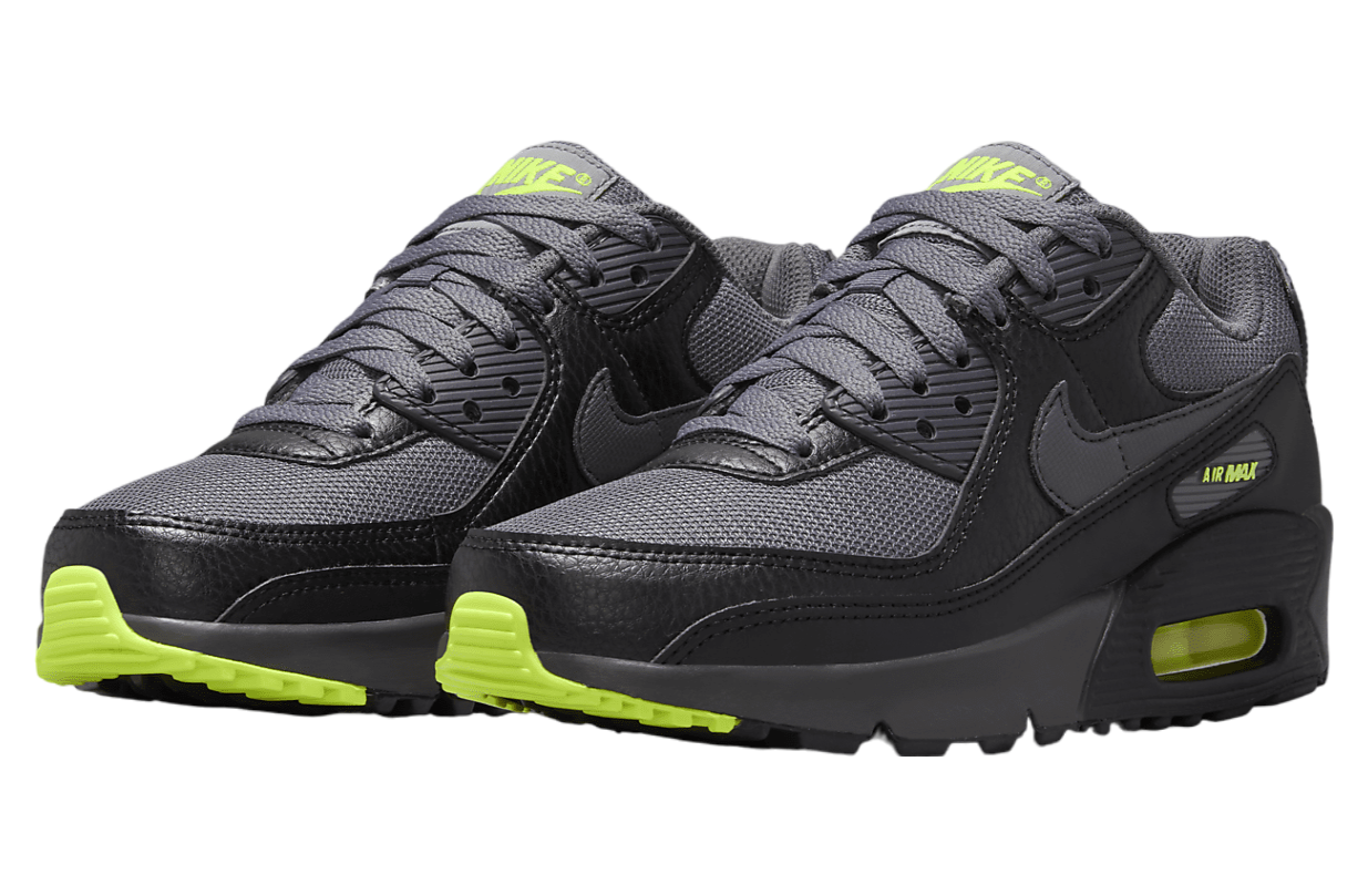 Nike Air Max 90 Next Nature GS Black / Volt