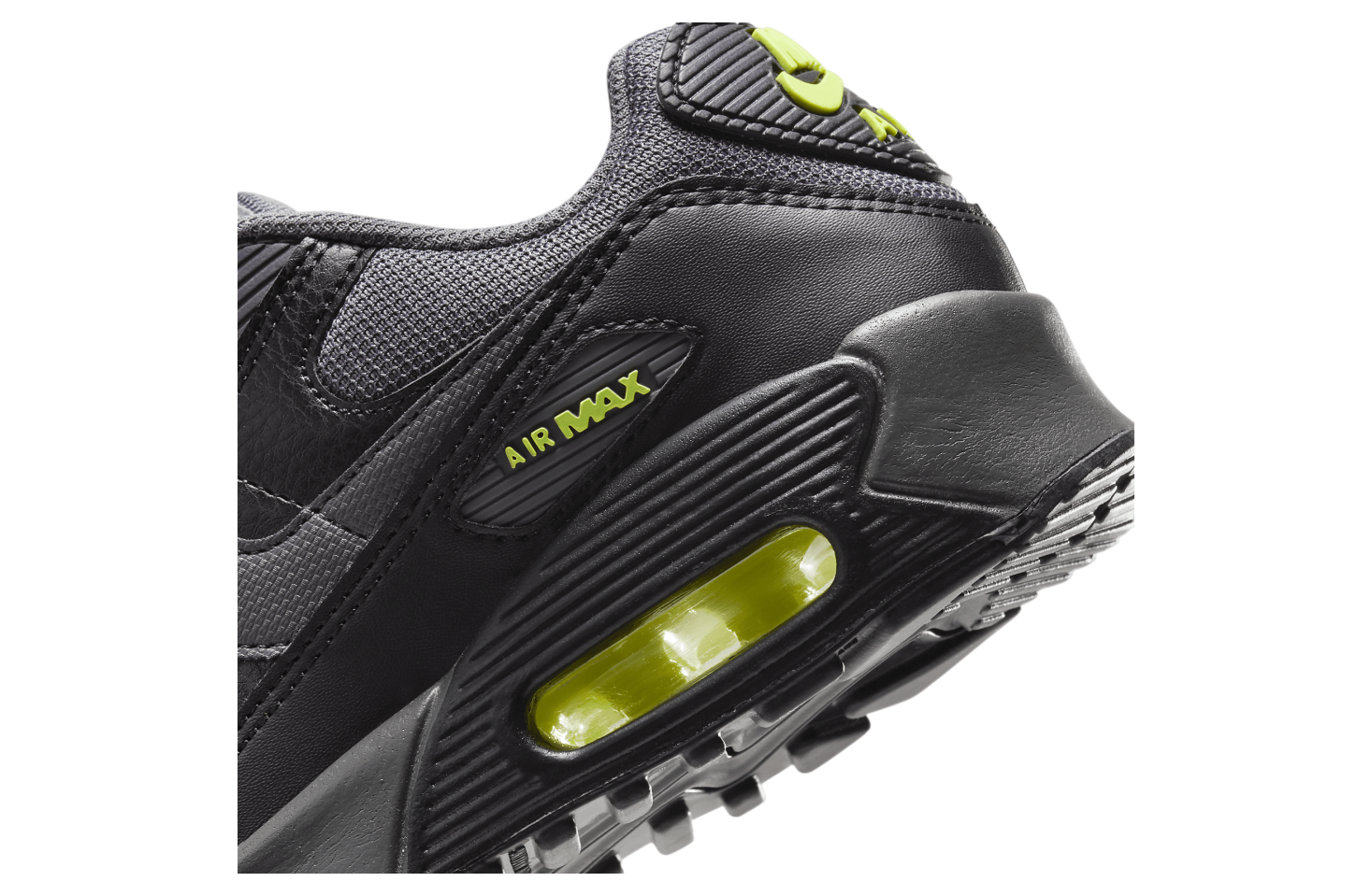 Nike Air Max 90 Next Nature GS Black / Volt