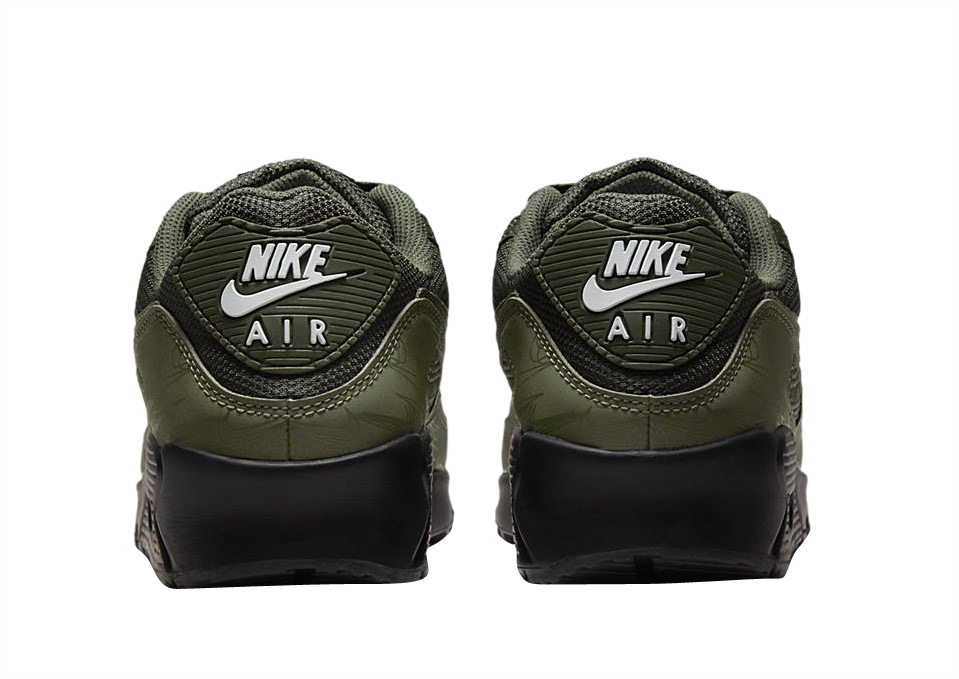 Nike Air Max 90 Olive Reflective - Aug 2022 - DZ4504-300