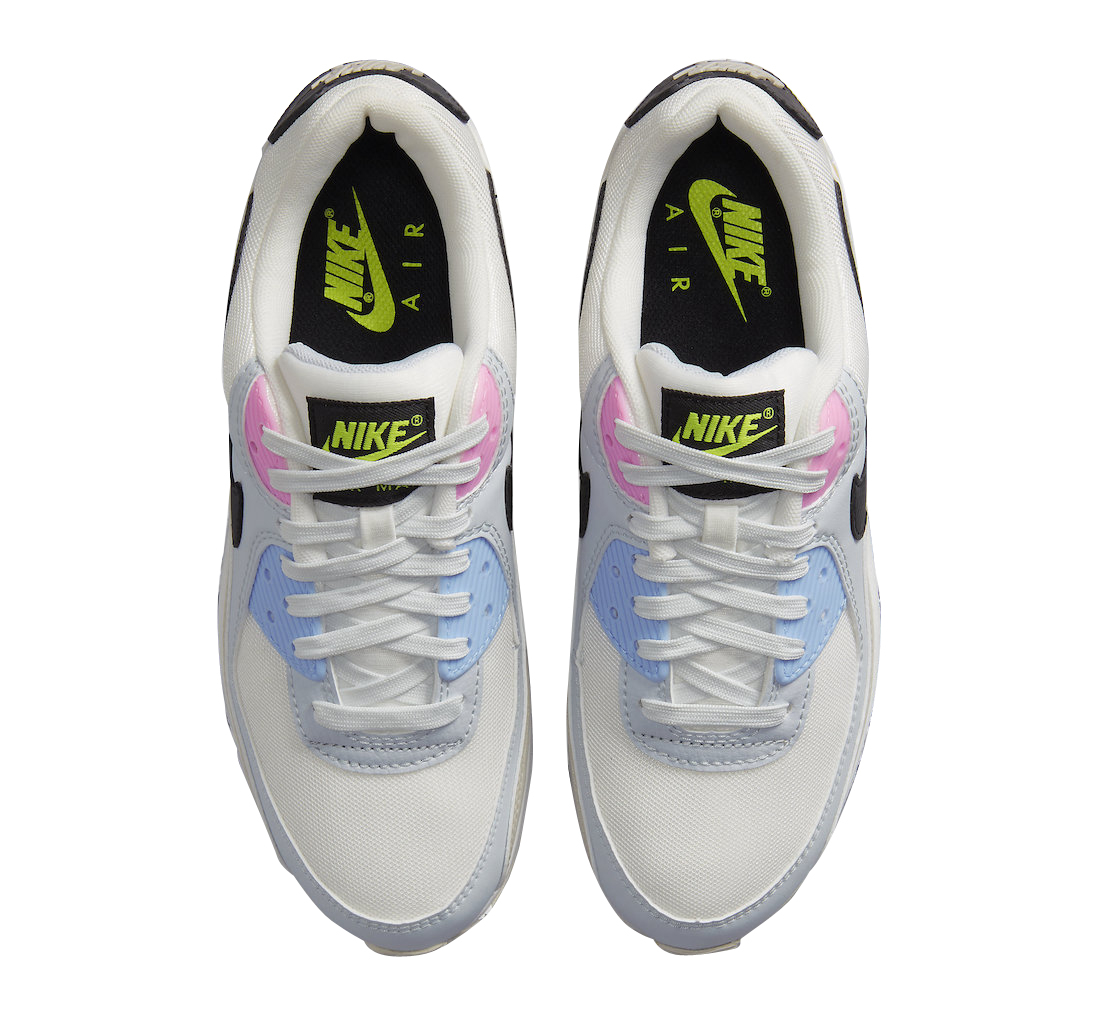 Nike Air Max 90 Pastel Blue Pink - Oct 2022 - DQ0374-100