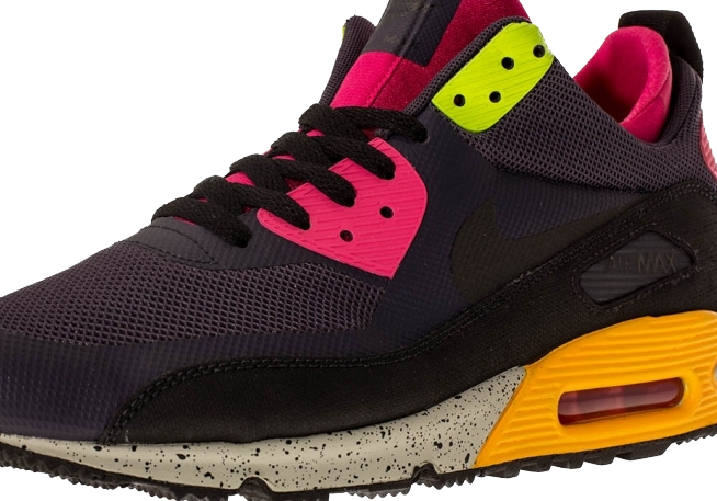 Nike Air Max 90 Sneakerboot NS - Gridiron / Pink Force - Volt 616314008