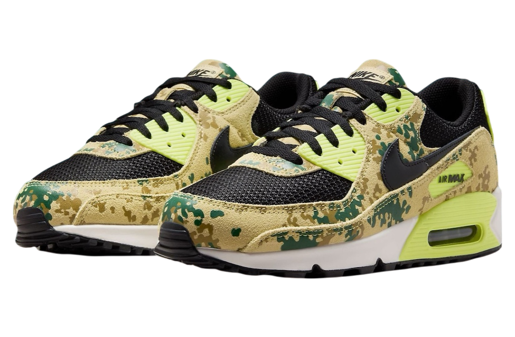 Nike Air Max 90 Team Gold / Light Lemon Twist-Phantom-Black