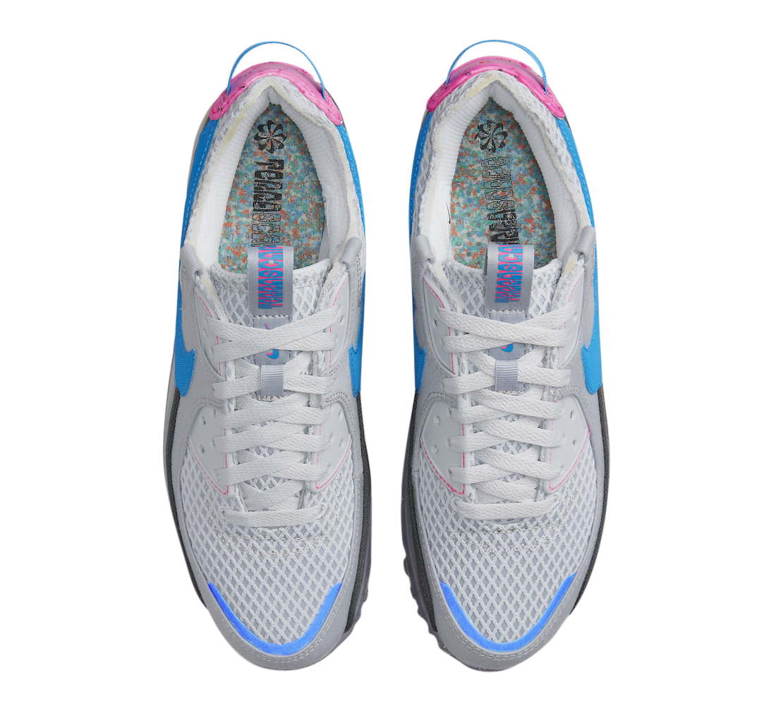 Nike Air Max 90 Terrascape Grey Blue Pink DM0033-004