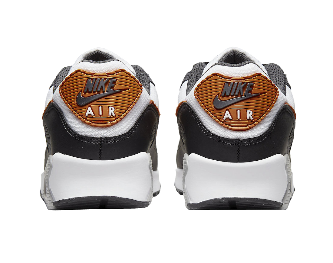 Nike Air Max 90 White Black Orange DM0029-101 - KicksOnFire.com