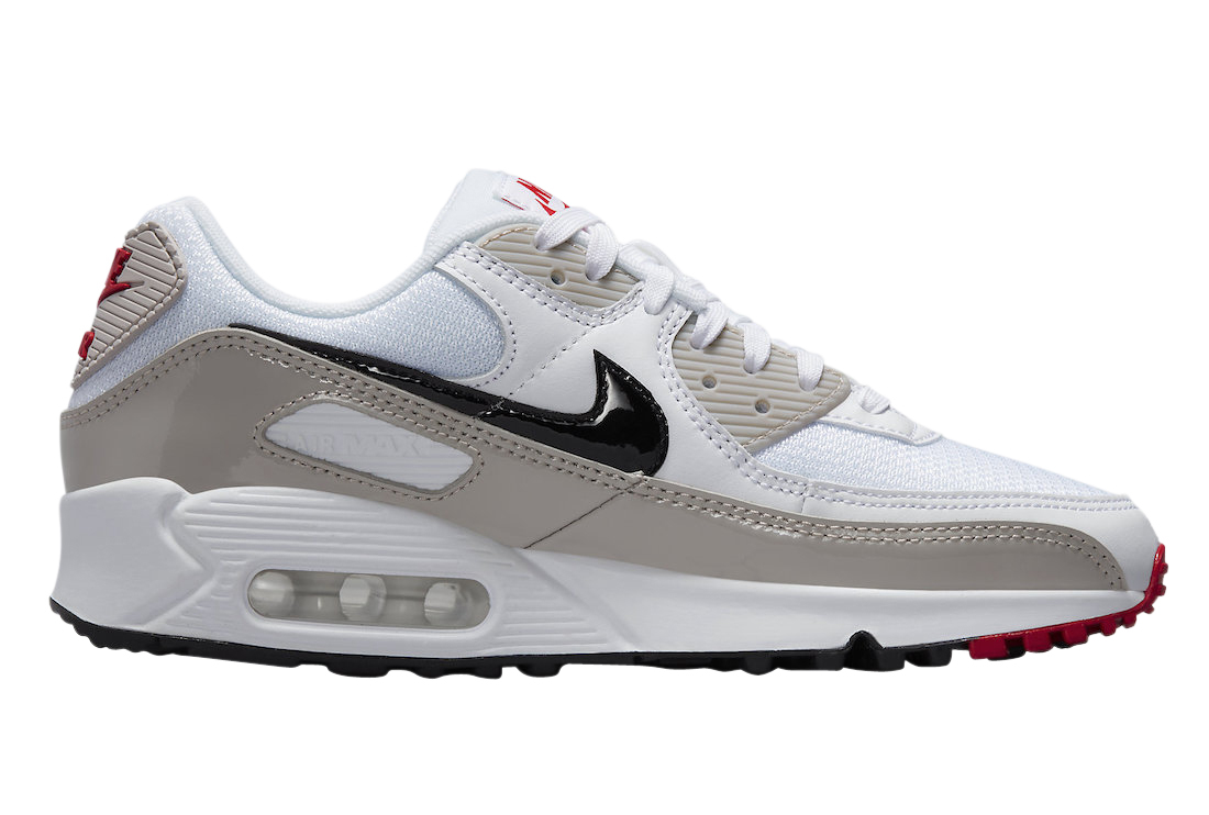Nike Air Max 90 White Grey Red DX0116-101