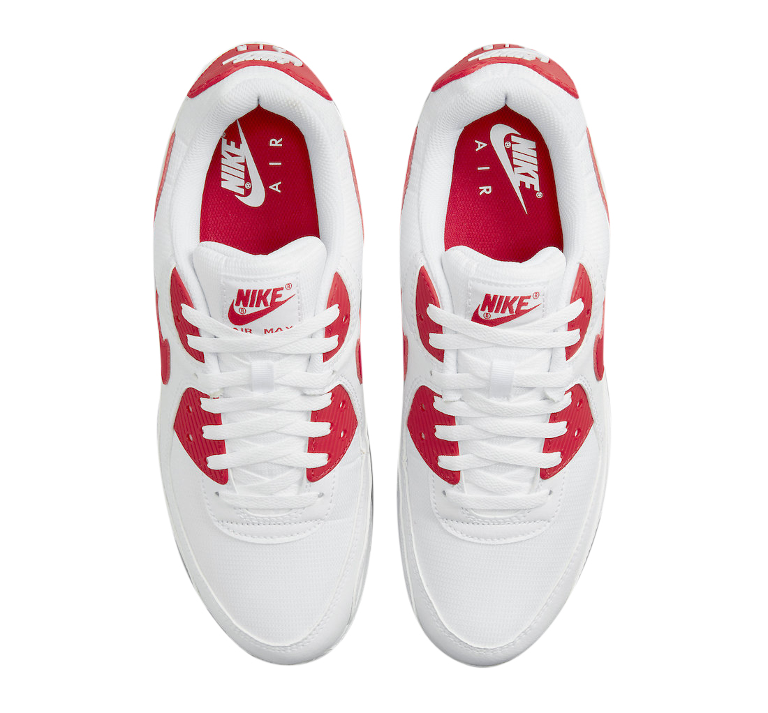 Nike Air Max 90 White Red DX8966-100