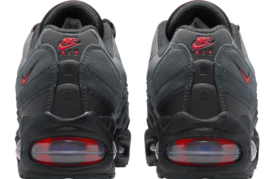 Nike Air Max 95 Big Bubble Black / Bright Crimson - Sep 2025