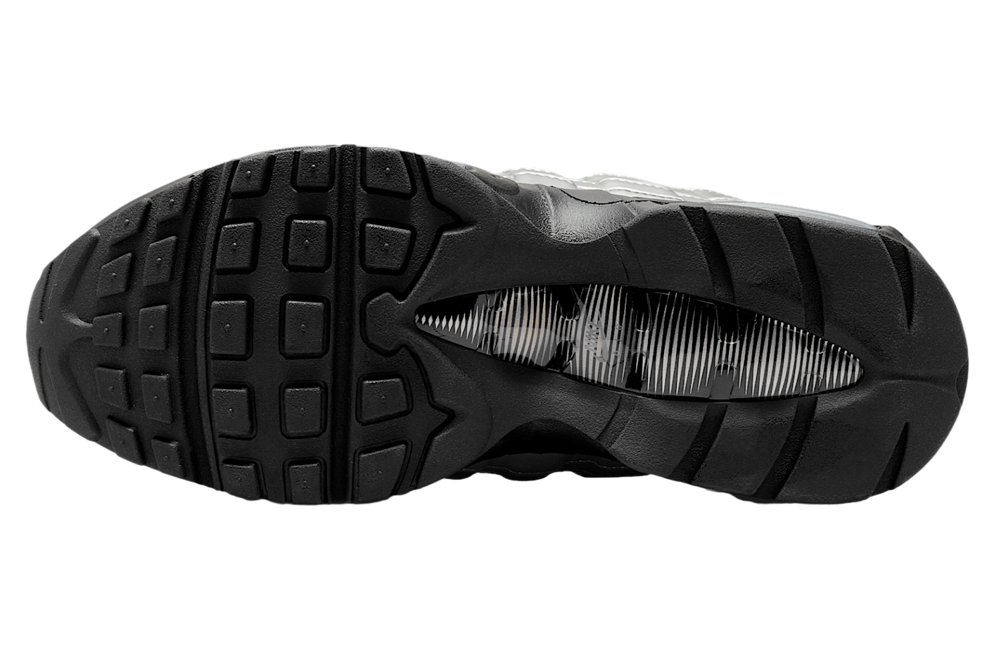 Nike Air Max 95 Big Bubble Metallic Silver / Black