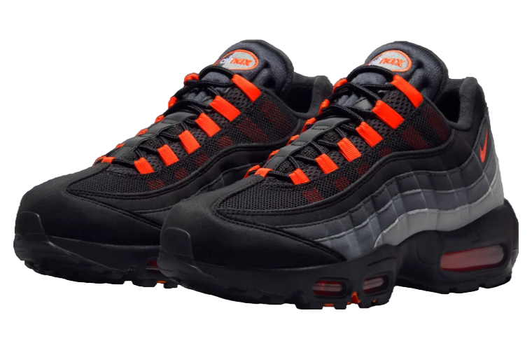 Nike Air Max 95 Black Hyper Crimson Oct 2024 FV4710 002 KicksOnFire