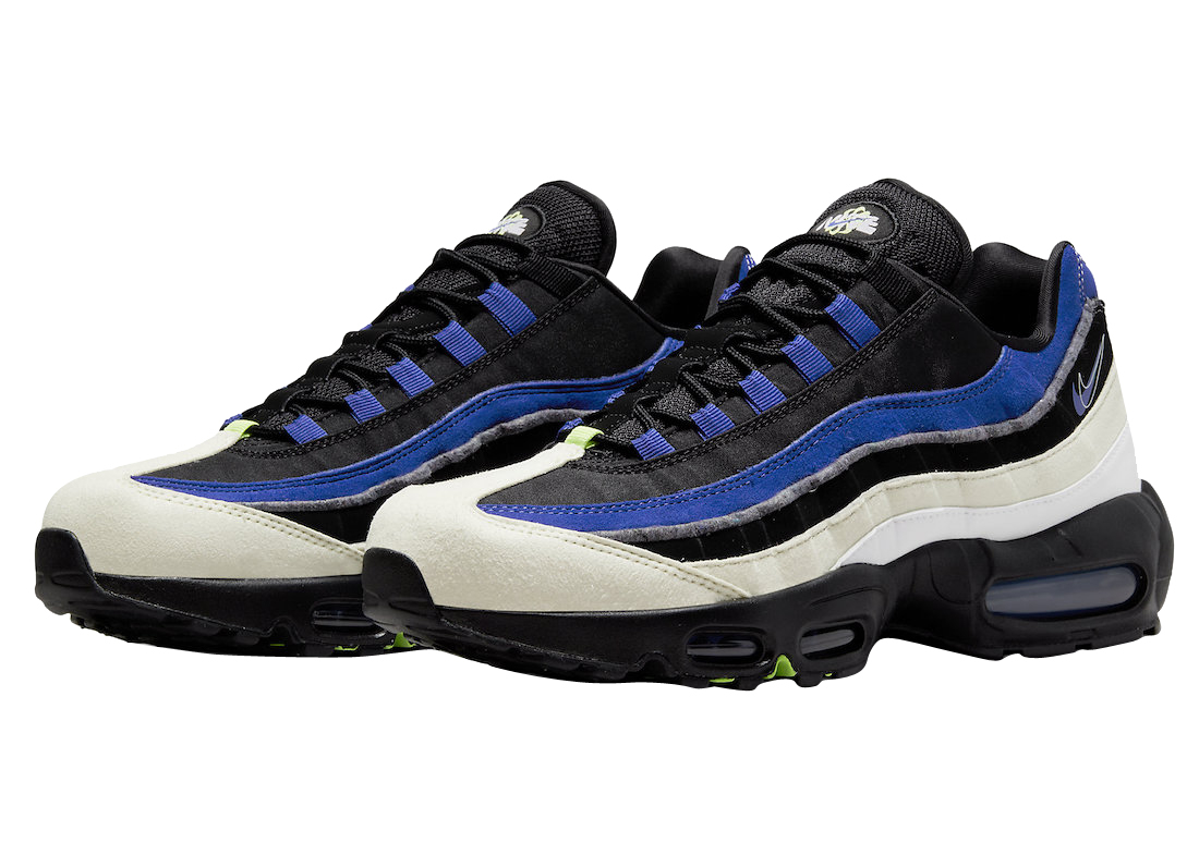 BUY Nike Air Max 95 Double Swooshes Black Blue | Kixify Marketplace