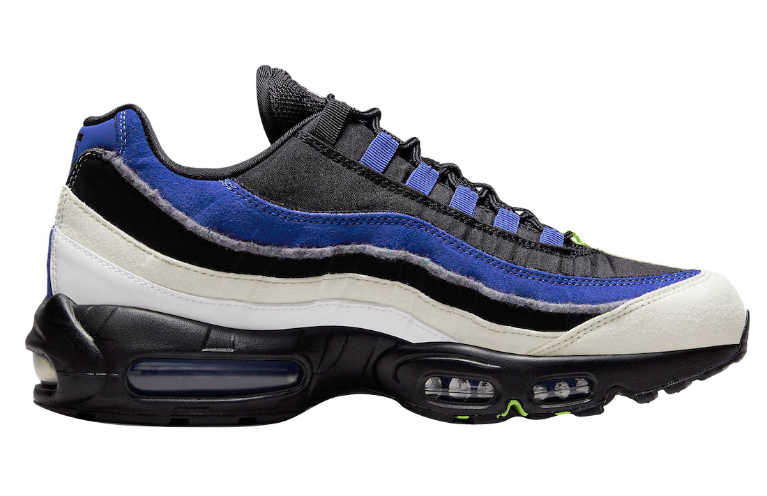 Nike Air Max 95 Double Swooshes Black Blue DQ0268-001