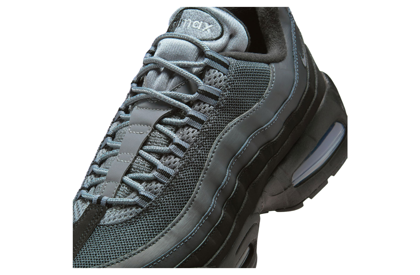 Nike Air Max 95 Grey / Black / Lime Blast - Jan 2026 - IQ0285-010