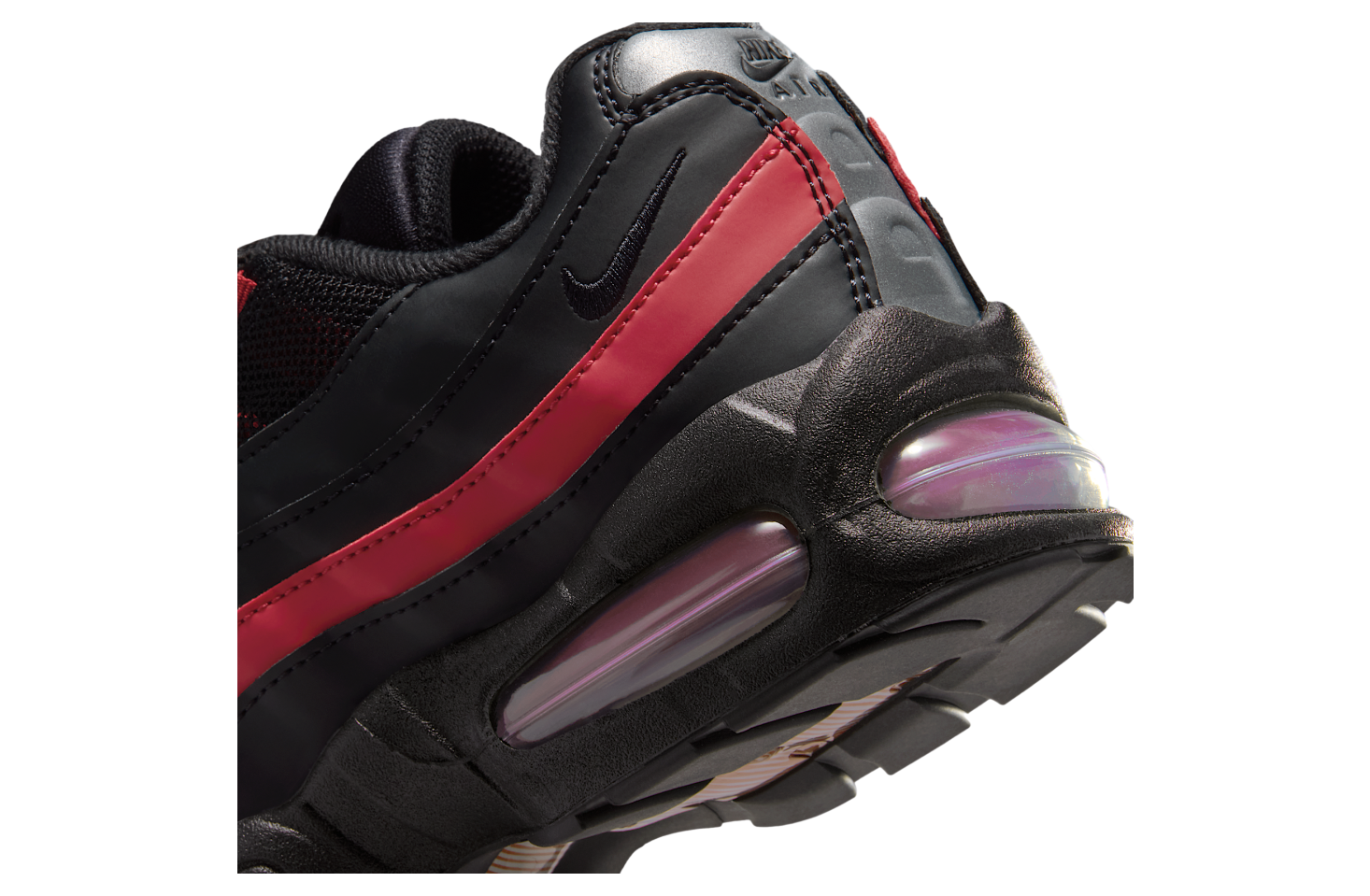 Nike Air Max 95 GS Black / Team Crimson