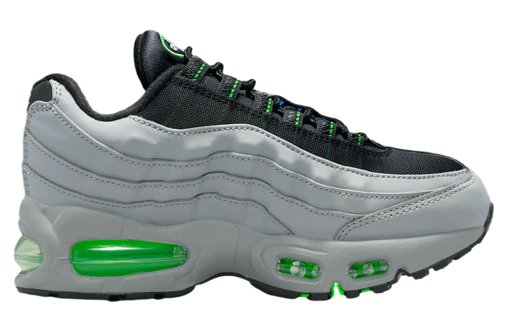 Nike Air Max 95 Gs Light Smoke Grey / Green Strike