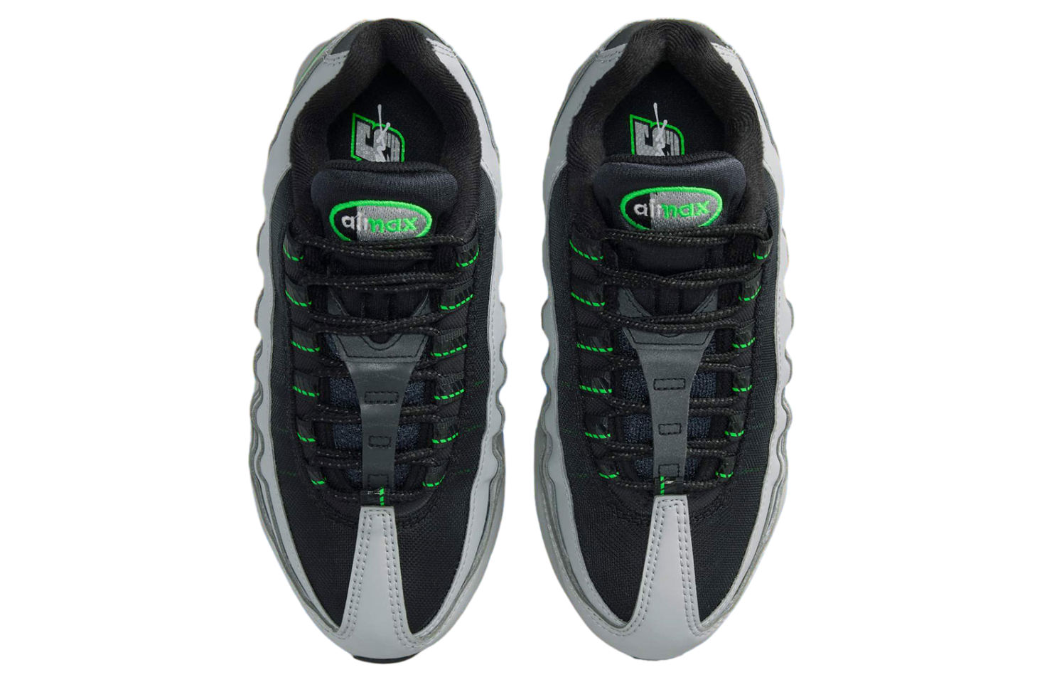 Nike Air Max 95 Gs Light Smoke Grey / Green Strike