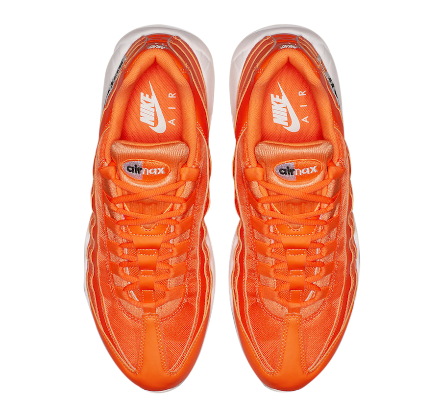 Nike Air Max 95 Just Do It Total Orange - Aug 2018 - AV6246-800