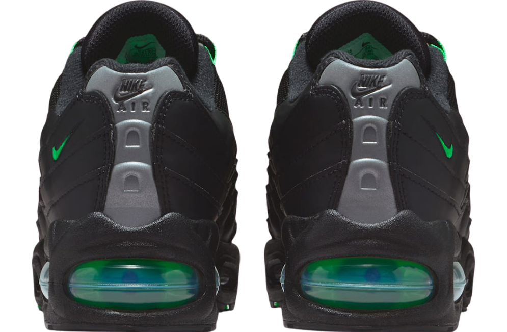 Nike Air Max 95 OG GS Black / Green Shock - Aug 2025