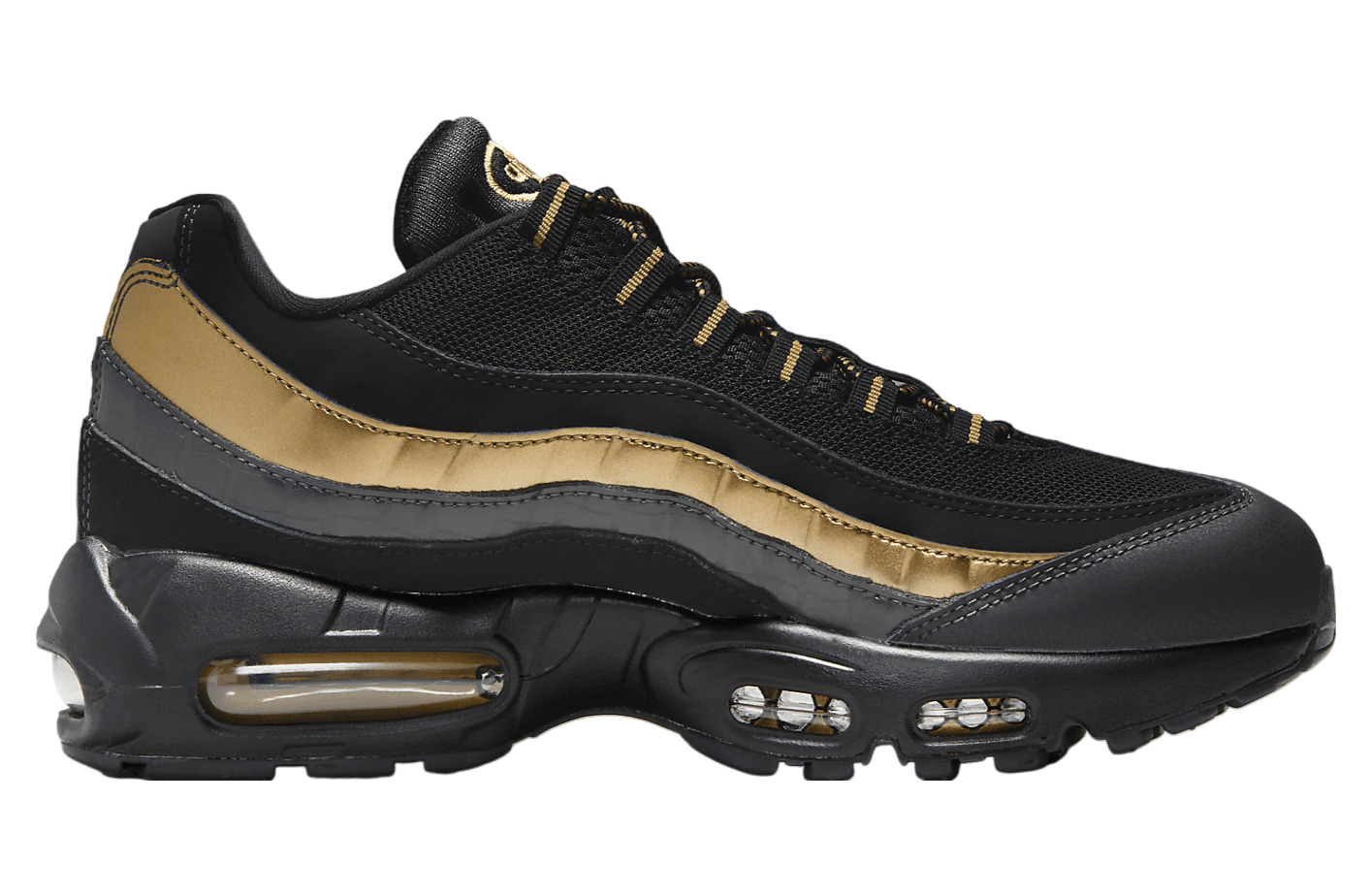 Nike Air Max 95 Premium Black / Metallic Gold