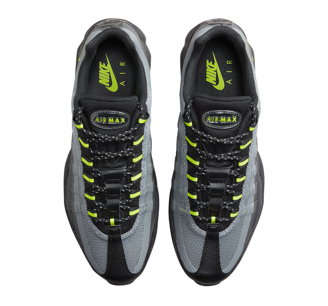 Nike Air Max 95 Ultra Black Grey Volt - May 2023 - FJ4216-002