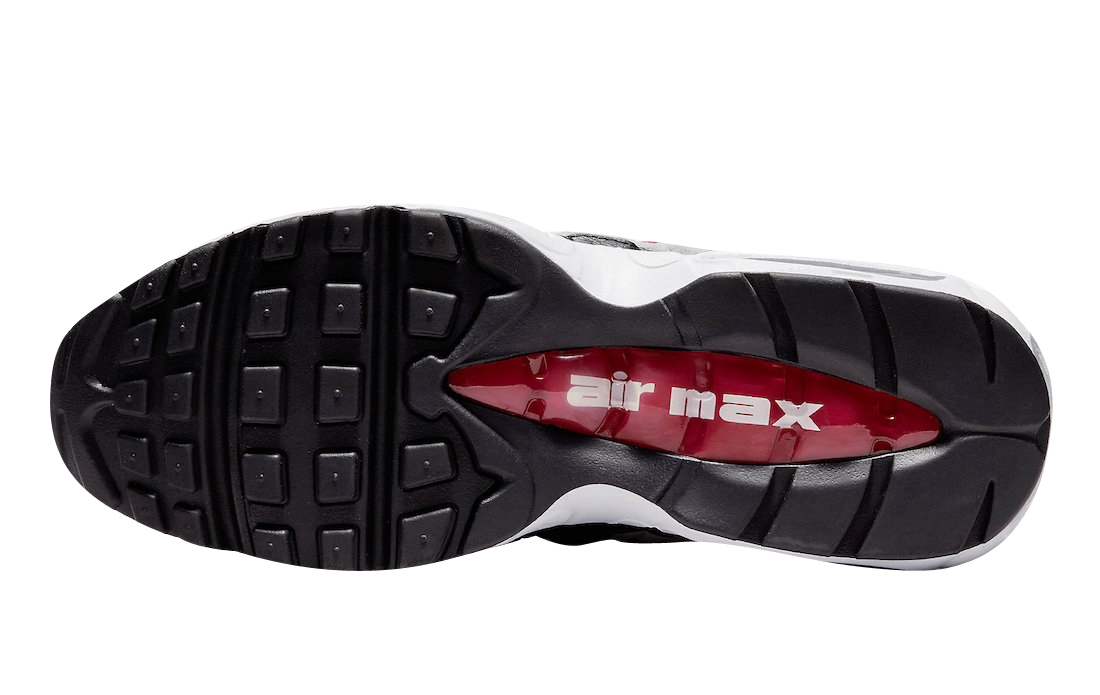 Nike Air Max 95 White Red Black - Apr 2022 - DQ3430-001