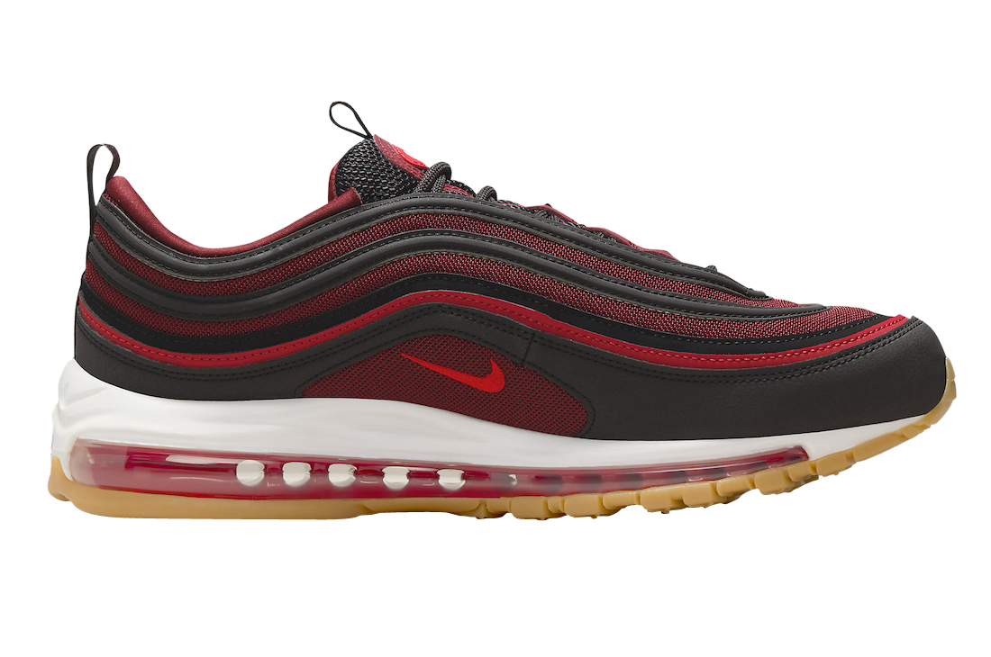 Nike Air Max 97 Black Team Scarlet