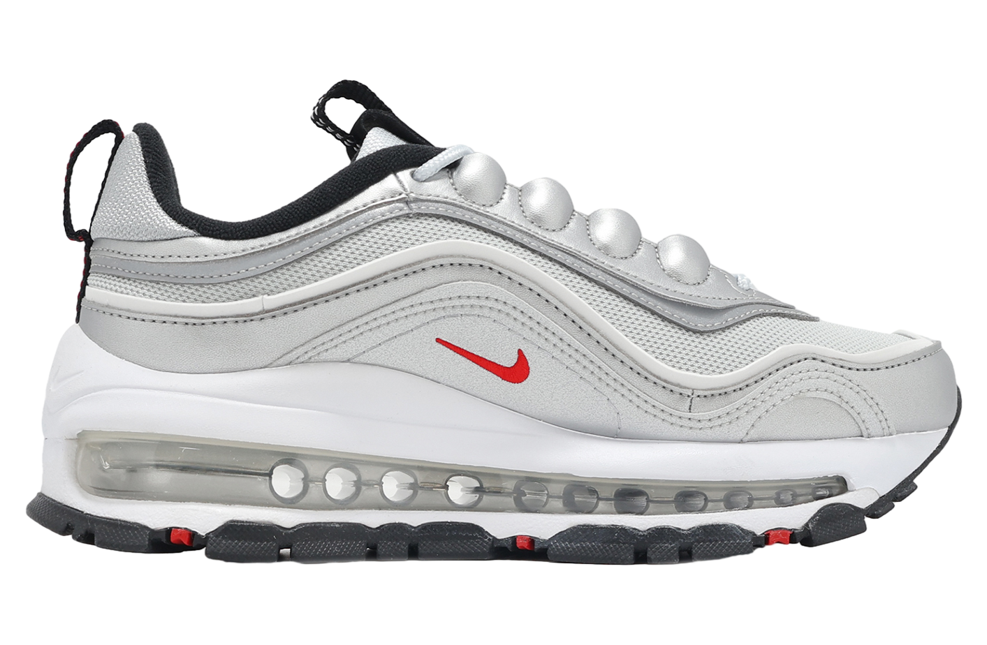 Nike Air Max 97 Futura WMNS Metallic Silveruniversity Red