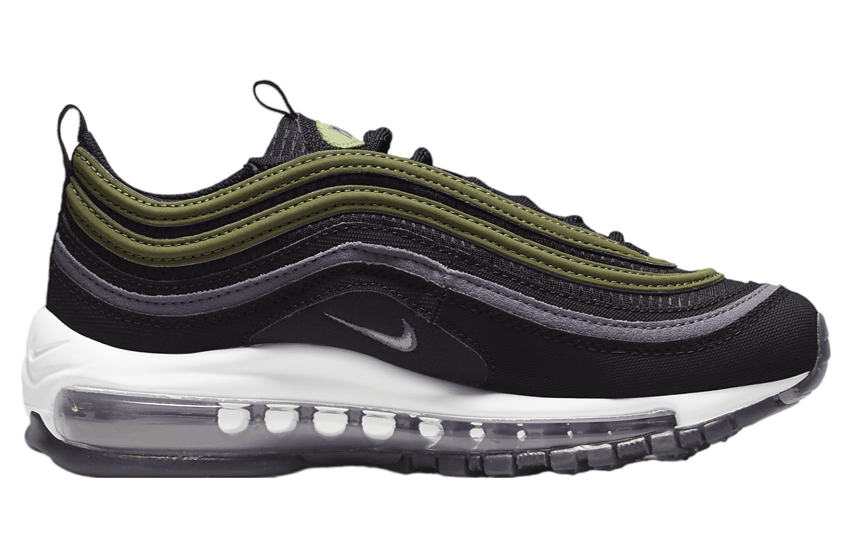 Nike Air Max 97 GS Black / Canyon Purple / Vivid Green