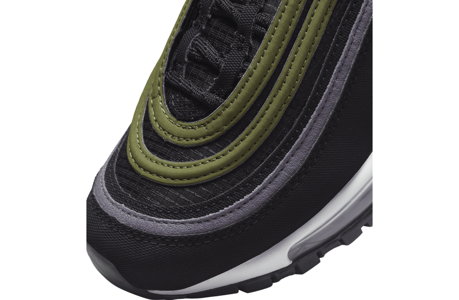 Nike Air Max 97 GS Black / Canyon Purple / Vivid Green