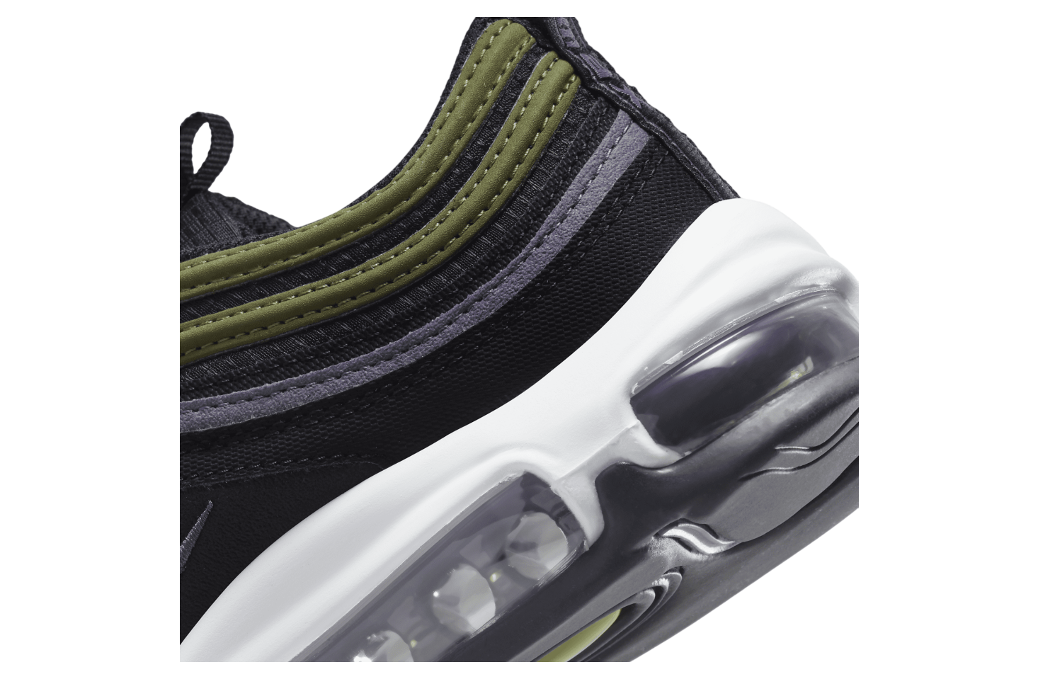 Nike Air Max 97 GS Black / Canyon Purple / Vivid Green