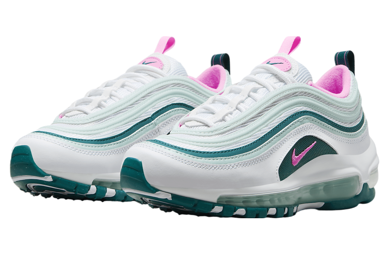 Nike Air Max 97 GS White / Geode Teal