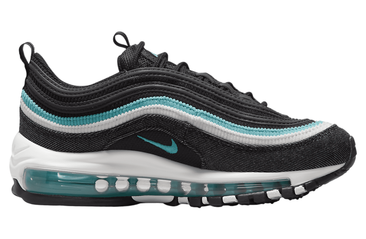 Nike Air Max 97 SE GS Black / Sport Turquoise