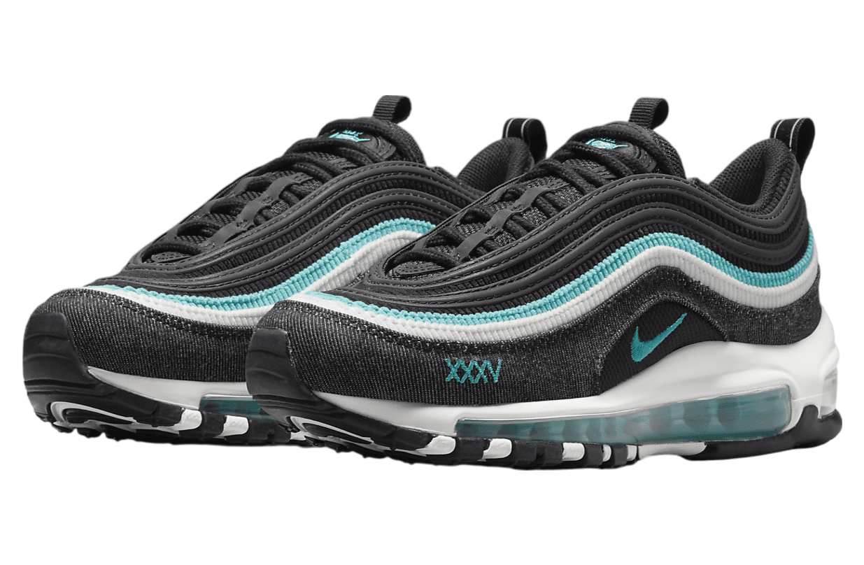 Nike Air Max 97 SE GS Black / Sport Turquoise