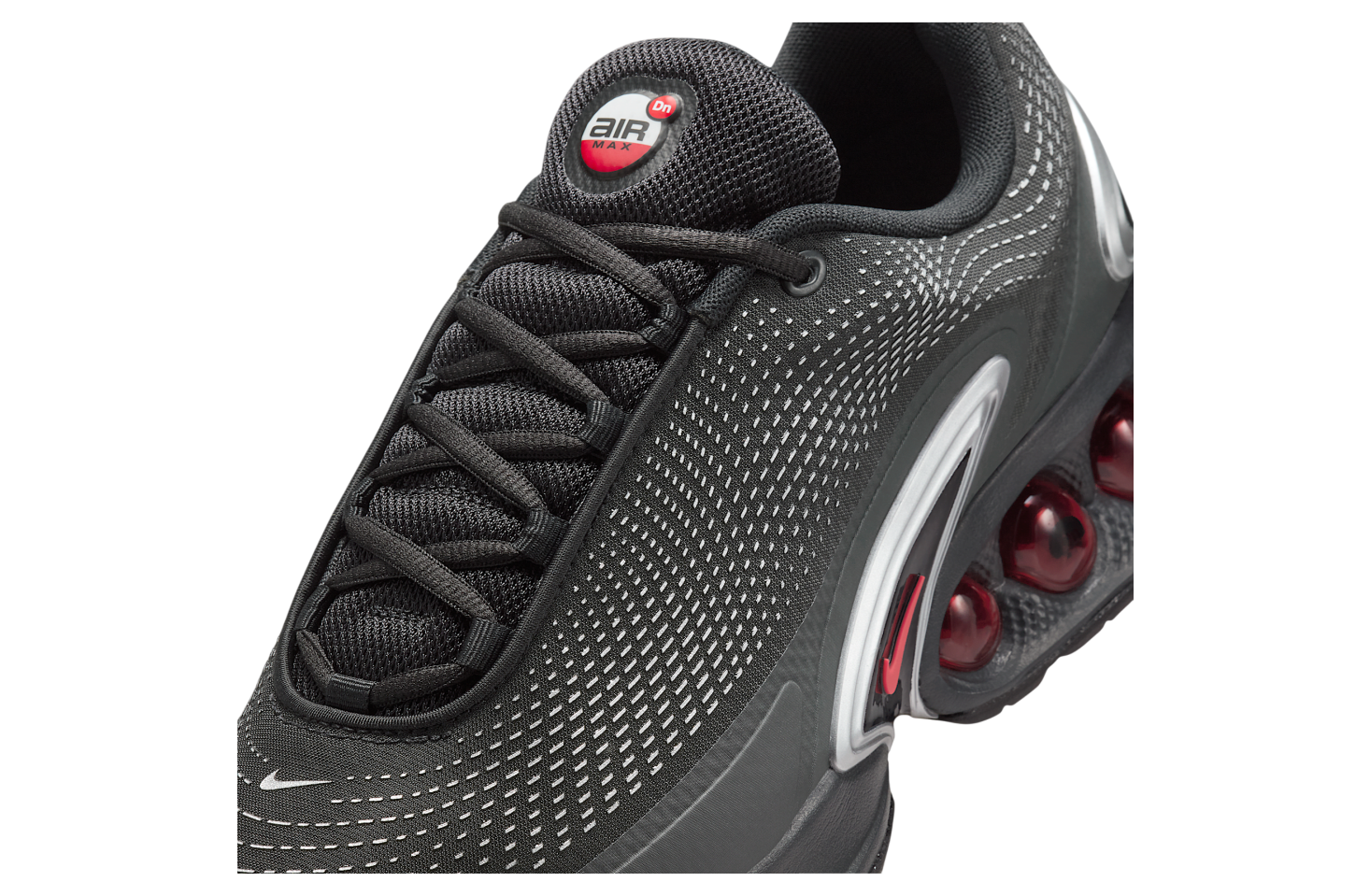 Nike Air Max Dn Black / Metallic Silver / University Red