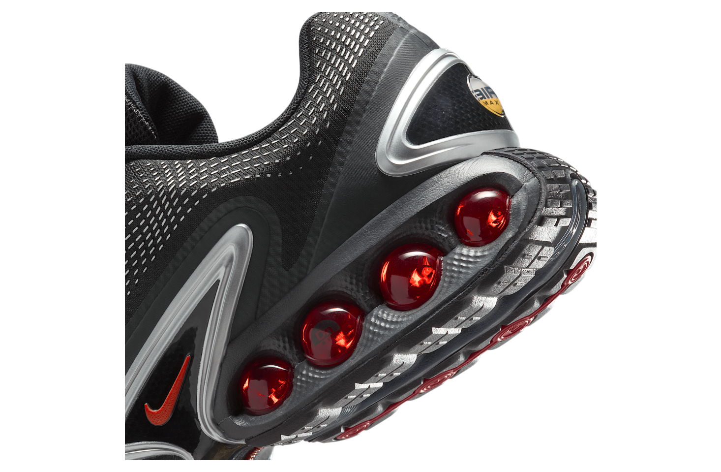 Nike Air Max Dn Black / Metallic Silver / University Red