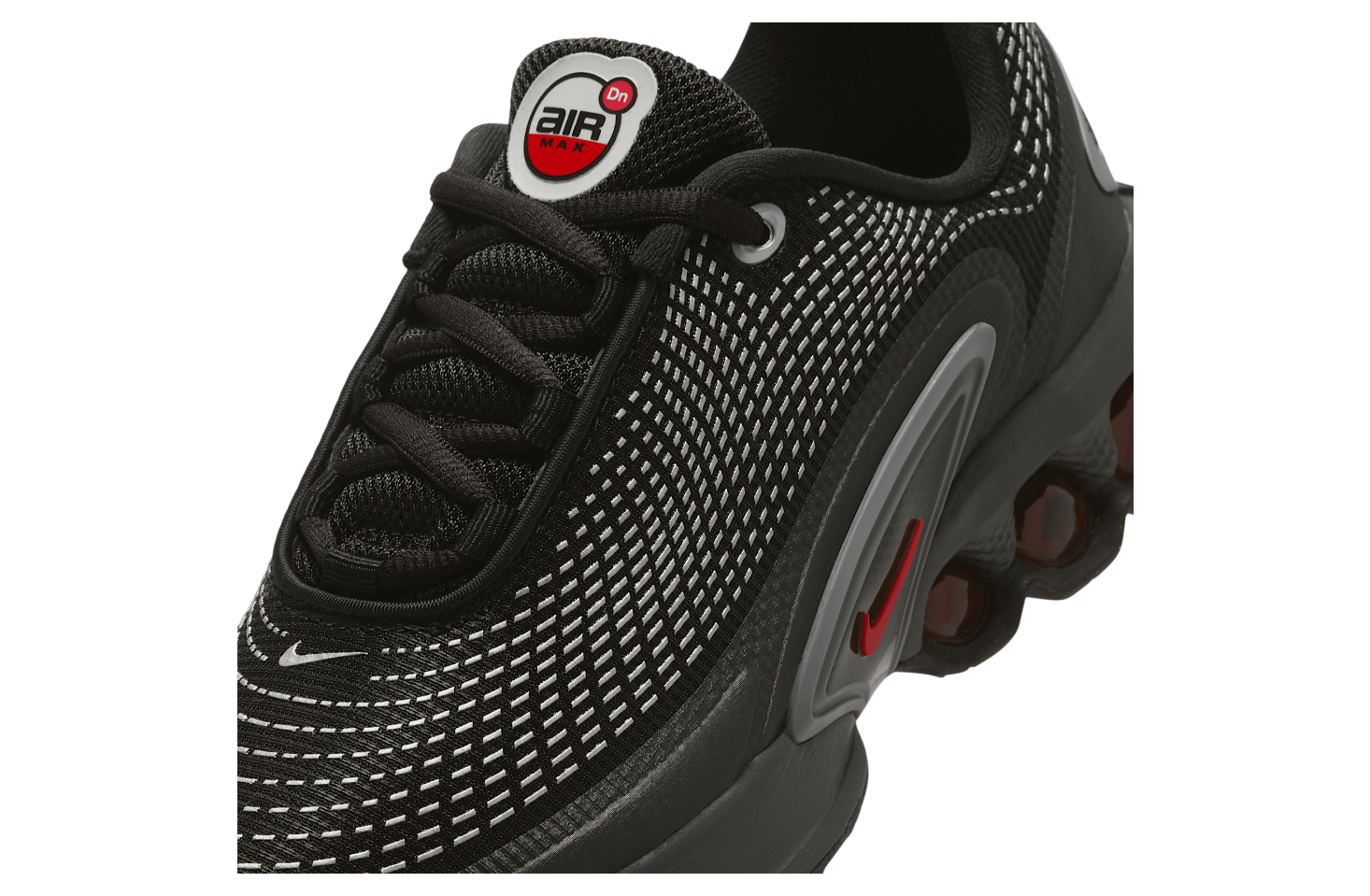 Nike Air Max Dn Gs Black / Metallic Silver / University Red