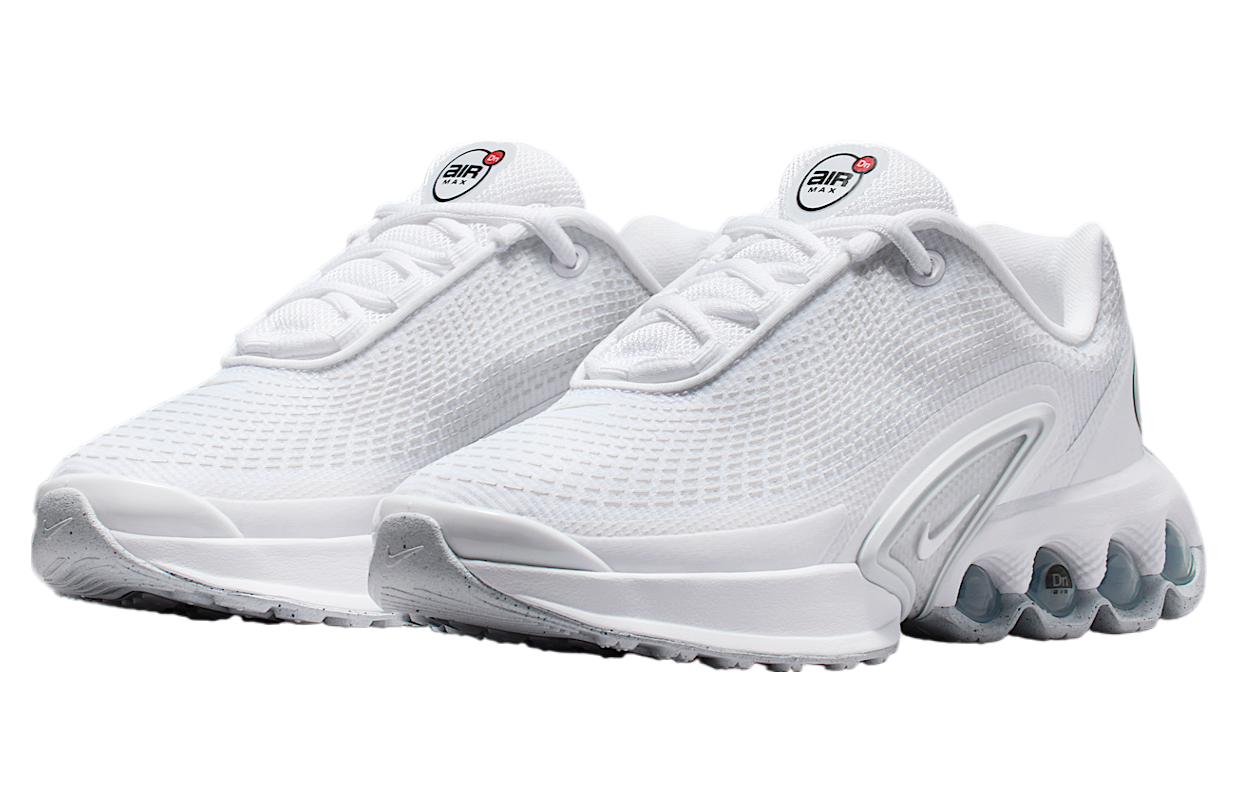 Nike Air Max Dn Gs White / Metallic Silver / White