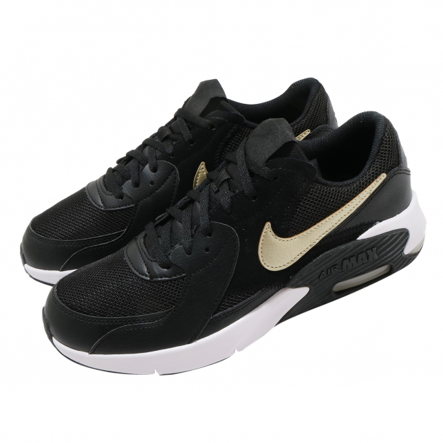 Nike Air Max Excee GS Black Metallic Gold