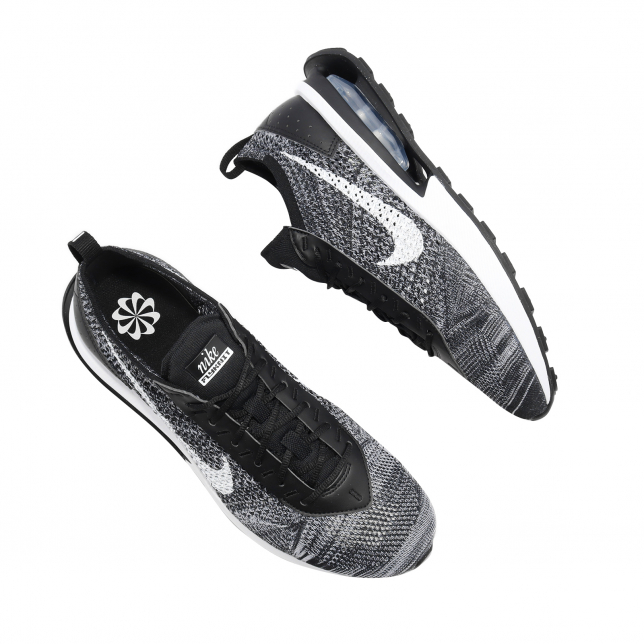 Nike Air Max Flyknit Racer Black White - Aug 2022 - DJ6106001
