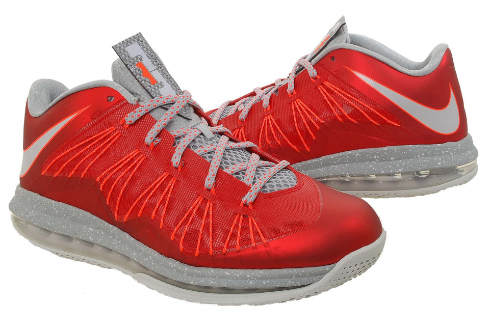 Nike Air Max LeBron 10 Low - Uni Red 579765600