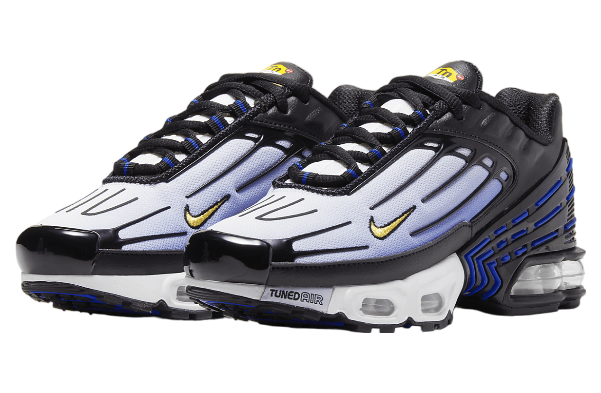 Nike Air Max Plus 3 GS Black Hyper Blue Oct 2023 CD6871 001 KicksOnFire